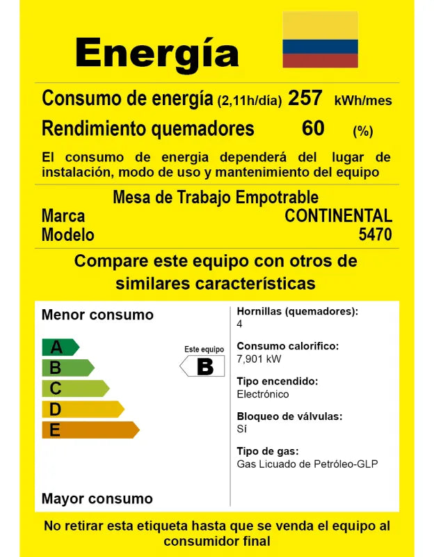 Estufa De Empotrar Vidrio Parrilla Hierro Fundido 5470 Gas Propano