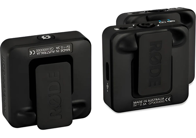 Micrófonos Rode Wireless GO II Condensador Omnidireccional color negroS