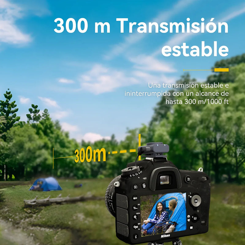 Hollyland Lark M2 Combo Duo Microfono Ios Android Dslr Apple Color Negro