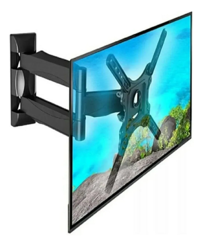Soporte Tv 32 A 55 P4 Brazo Largo Giratorio Negro