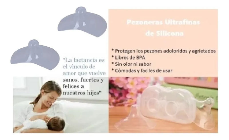 Pezoneras Ultrafinas Para Lactancia