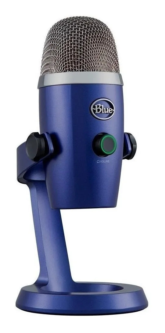 Micrófono Blue Yeti Nano Condensador Omnidireccional color vivid blueS