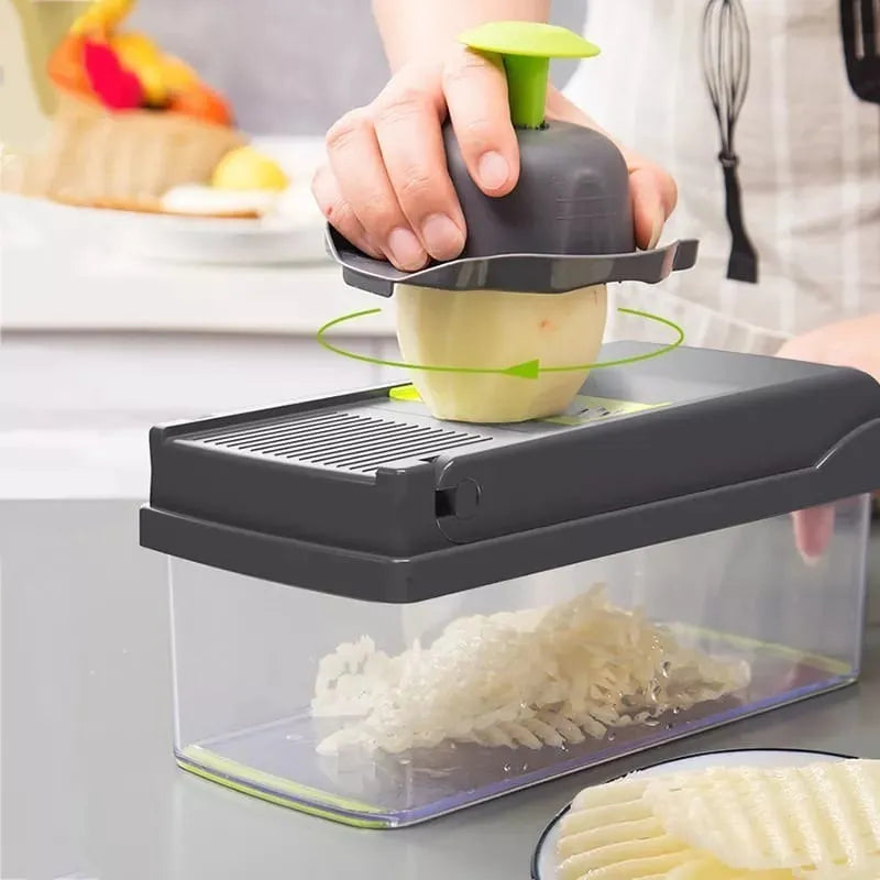 Mandolina Picatodo Multifuncional Para Verduras Y Frutas
