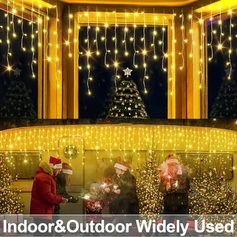 Luces Navideñas 66ft 640 Led Exterior - Modos 8 - Temporizad