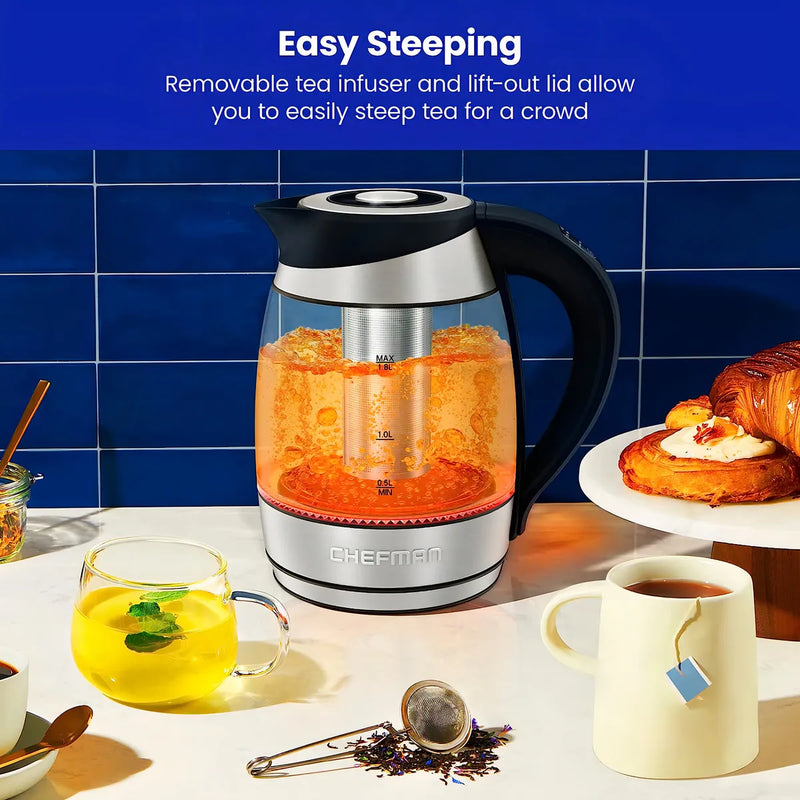 Lava Electrica Chefman Rj11-17-cti-rl 1.8 L Inox