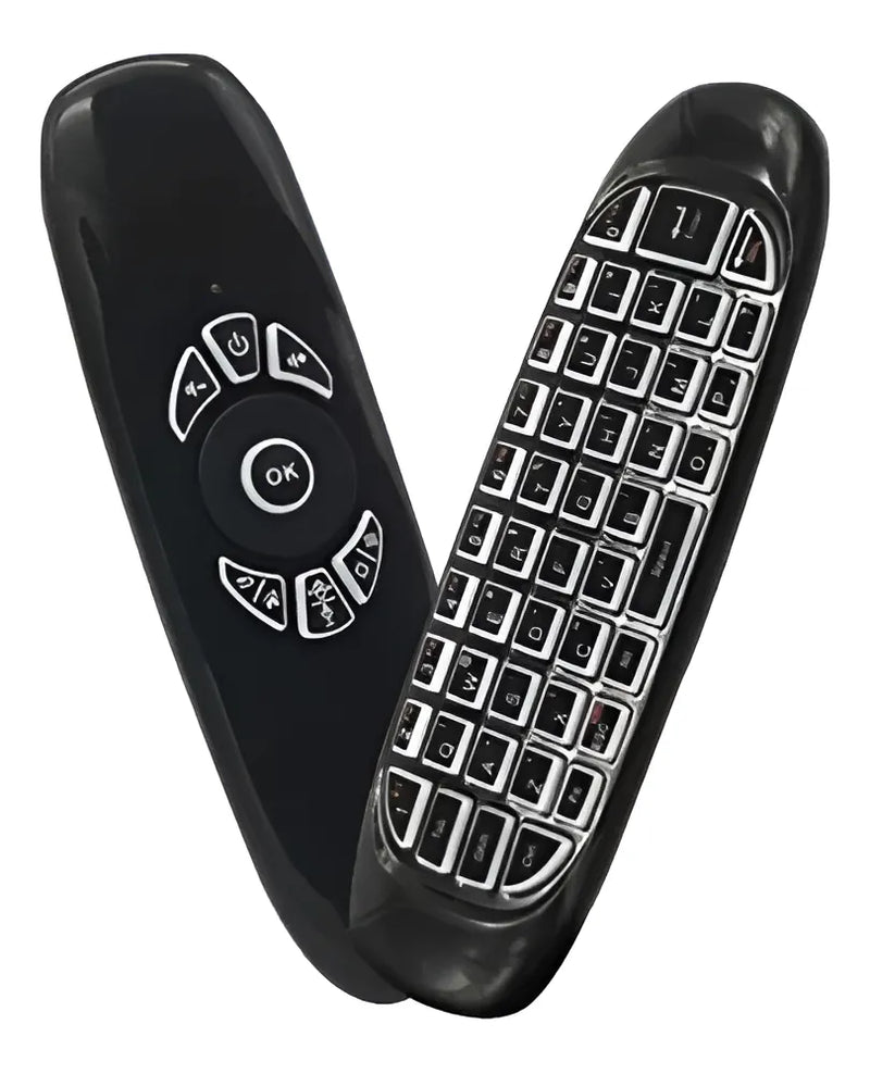 Mini Teclado Inalambrico Air Recargable Gadnic Mouse Color del mouse Negro Color del teclado Negro