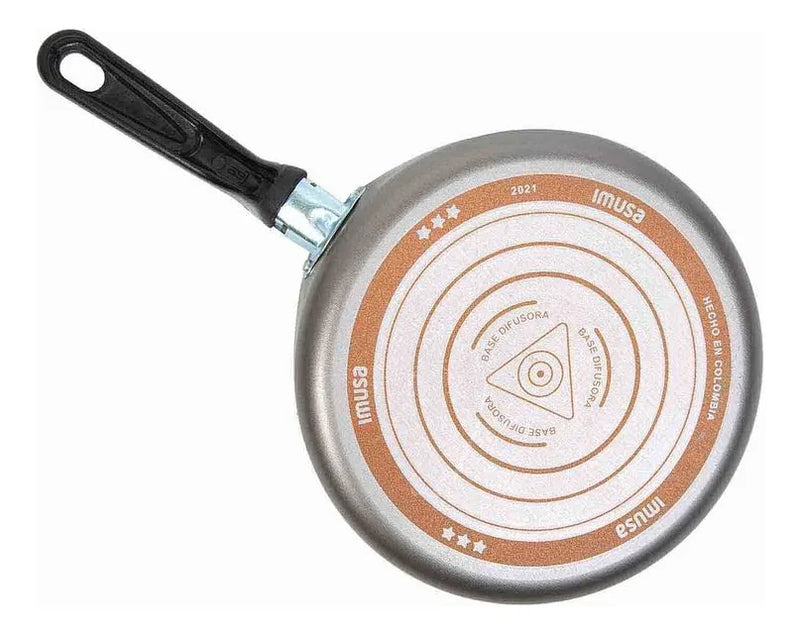 Mini Plancha Redonda Imusa Antiadherente Para Asar Talent