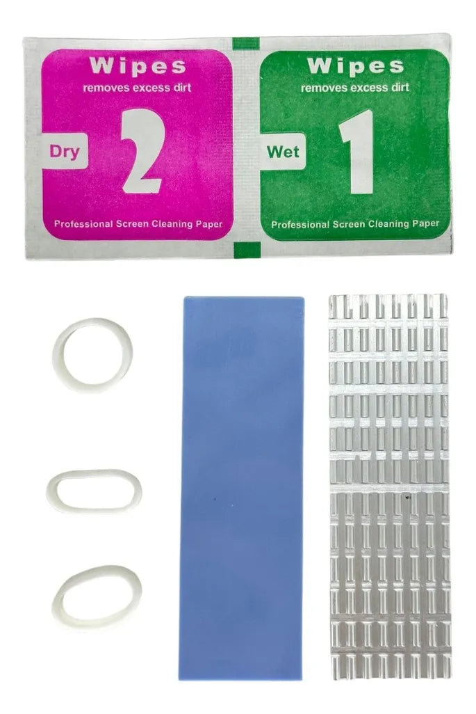 Kit Disipador M2 Aluminio Con Thermal Pad Memoria Nvme M.2