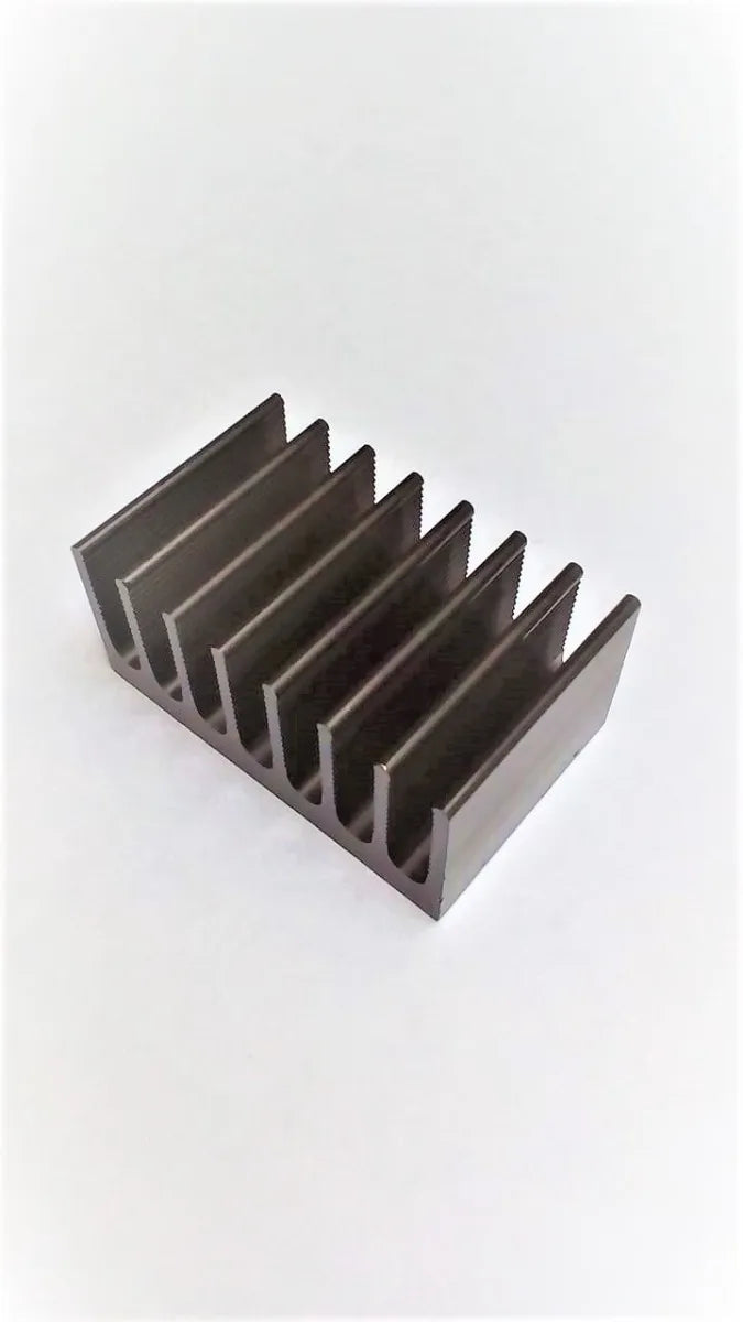 Disipador De Calor Acanalado, Aluminio Diversas Aplicaciones