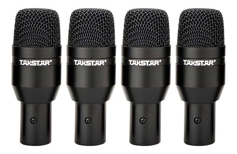 Kit de micrófono con batería Takstar Dmsd7 con funda superior, color negro
