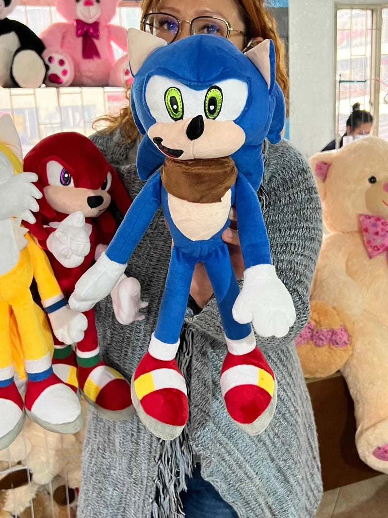 Sonic, Tails Y Nudillos Knuckles Peluche Grandes 40cm