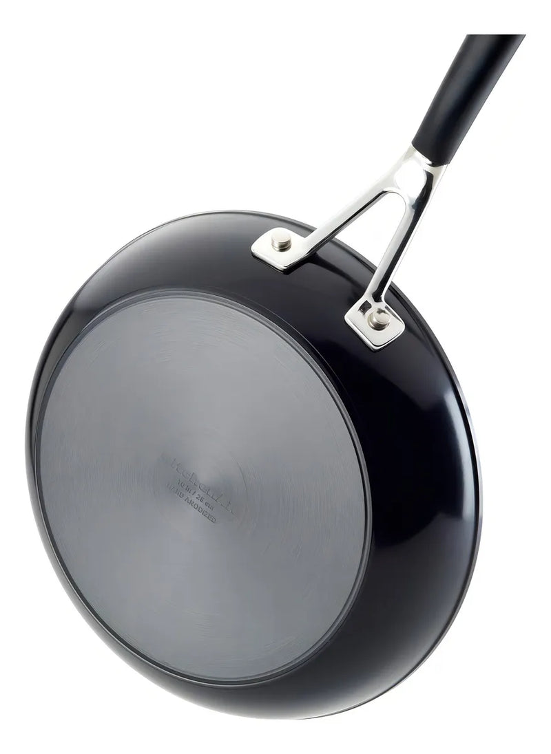 KitchenAid Set x2 Sartenes 31 y 21cm Antiadherente Anodizado Duro Negro Onix 84811