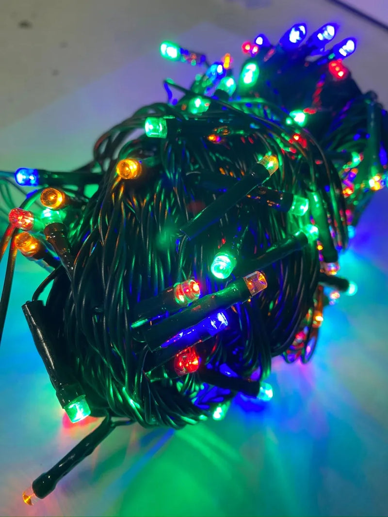 Luz Lineal Led Multicolor 16mts X 200 Bombillos Navideña