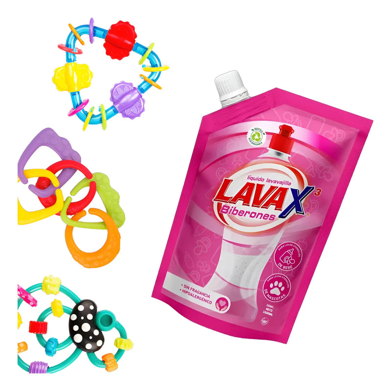 Lava Teteros Biberon Liq Lavax