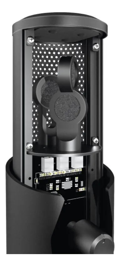Microfono Trust Fyru 4in1 Streaming Mic Gxt258 Color Negro