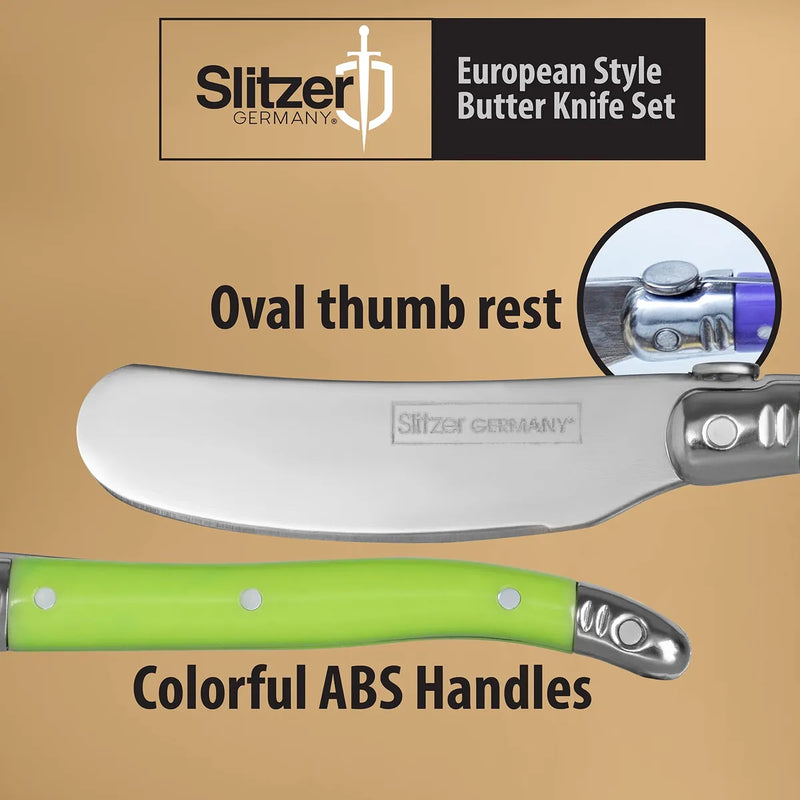 Slitzer Germany Juego De Cuchillos De Mantequilla, Cuchillo