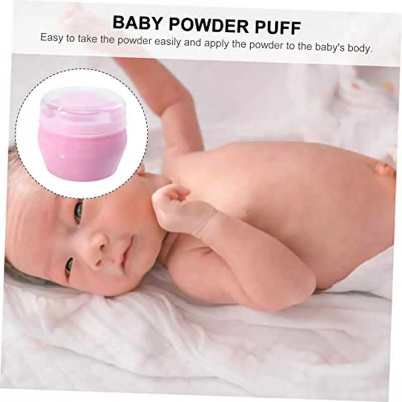 Esponja De Talco Para Bebé - Puff Suave Y Portátil Para Vera