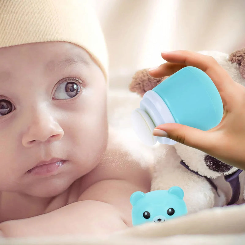 Polvo Suave Y Facil De Usar Para Bebe: Caja De Soplo En Form