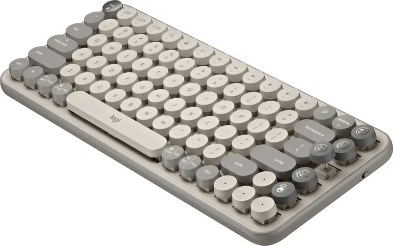 Teclado Mecánico Inalámbrico Logitech Pop Keys Mist Español! Color Del Teclado Beige Idioma Español Latinoamérica