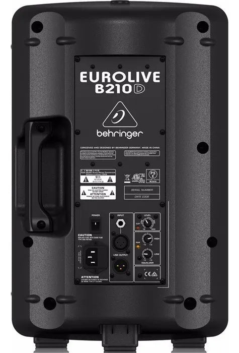 Behringer B210d Eurolive Bocina Amplificada 200w Woofer 10 P