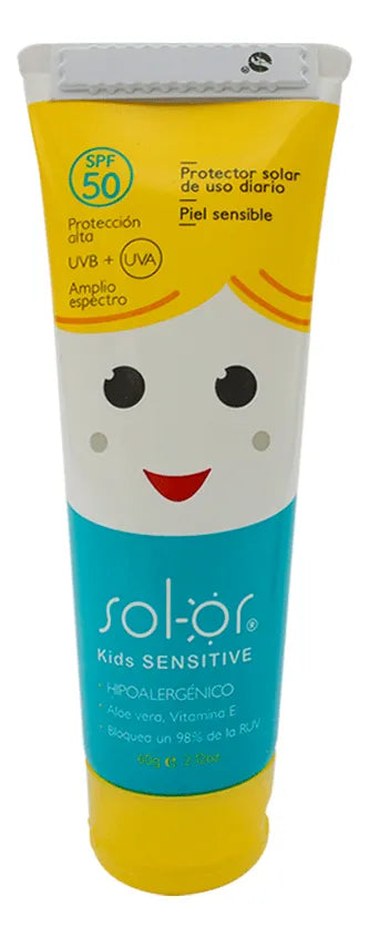 Protector Solar Sol-or Kids Sensitive Spf 50 X 60g