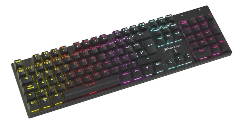 Teclado Gamer Mecanico Retroiluminado Usb Xtrike Me Gk-988