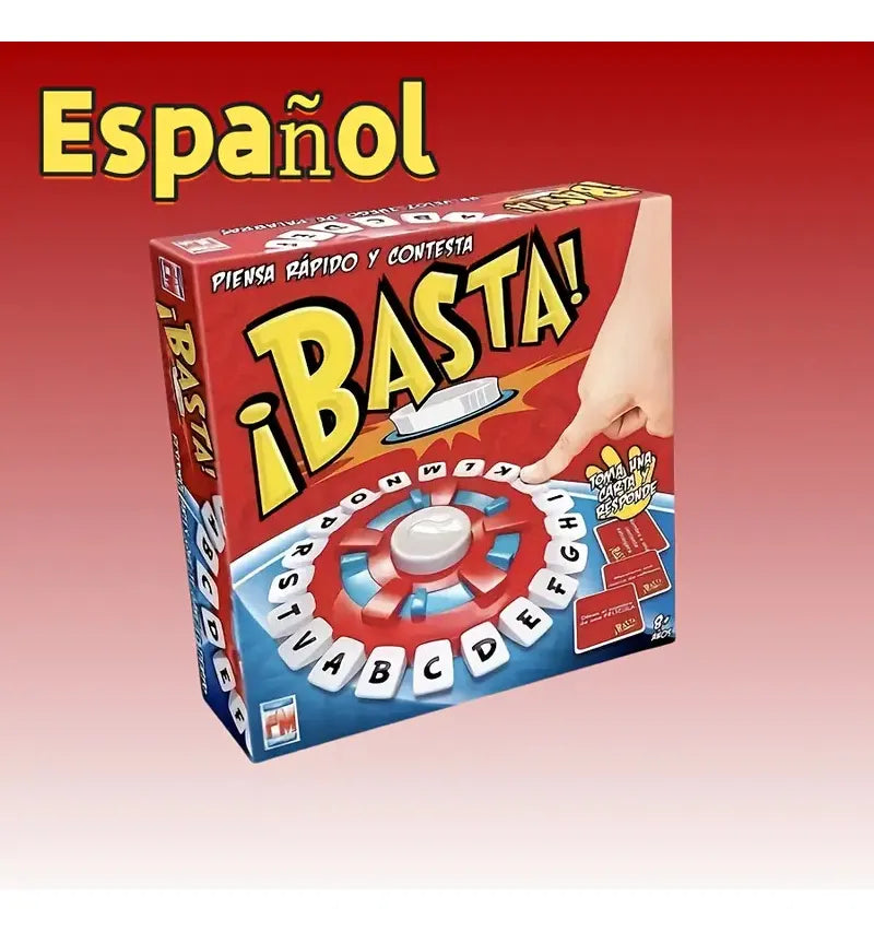 Juego De Mesa Basta Español Niños Stop Agilidad Palabras