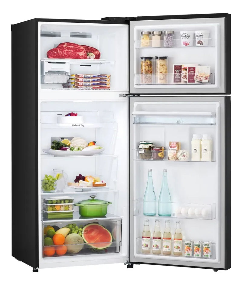 Nevera Lg Top Freezer 374 Lt Door Cooling Thinq Negro Mate