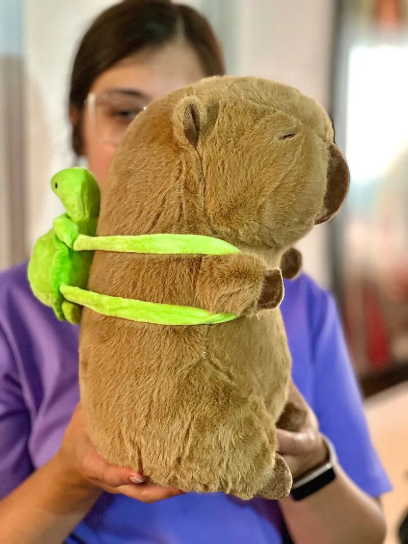 Capibara De Peluche Grande Realista Bonito Juguete Perfumado Color Marrón