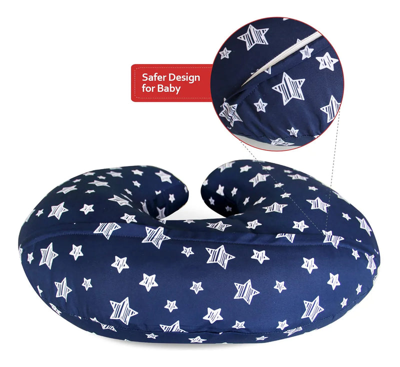 Funda De Almohada De Lactancia Azul Marino Para Bebs Nios, S