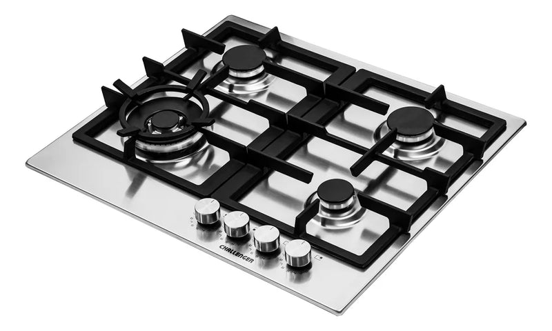 Estufa De Empotrar Challenger Acero 4 Puestos Sv 6860 Ei