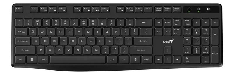 Teclado Inalambrico Genius Kb-7200 / Tecnocenter Color Del Teclado Negro Idioma Español España