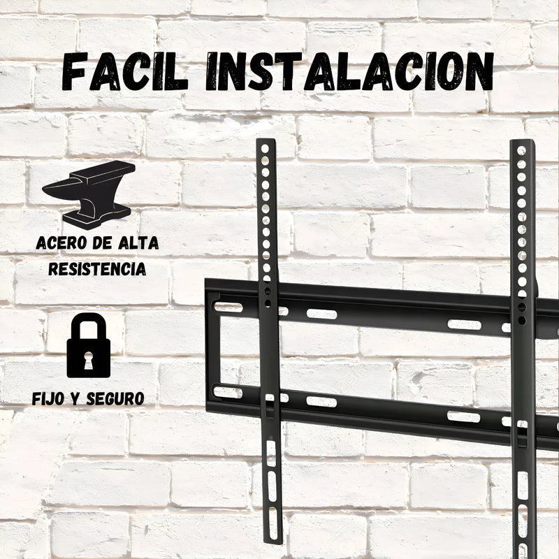 Soporte De Pared Para Tv 26 - 63 Mt-146 Color Negro