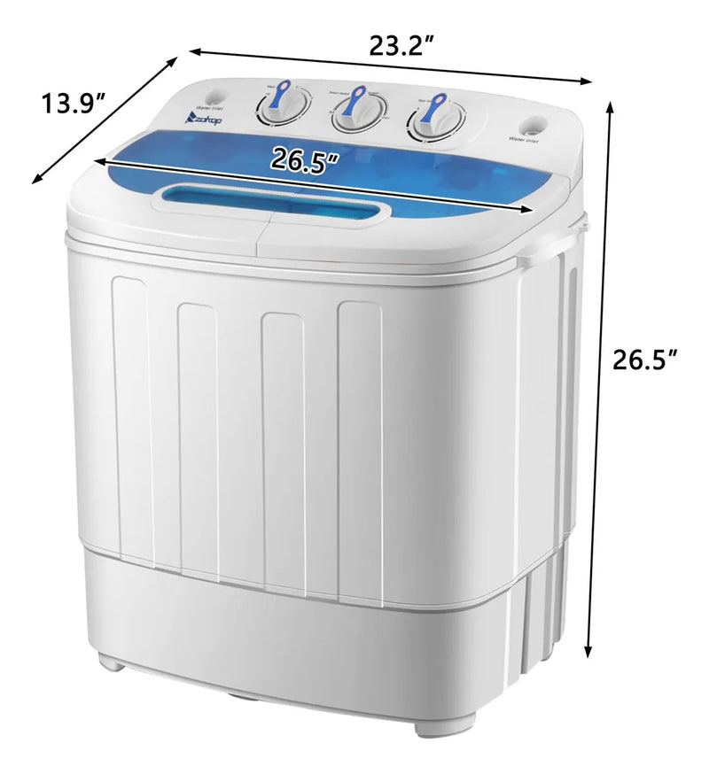 Lavadora Portátil 7 Kg Mini Compacta Con Centrifugado