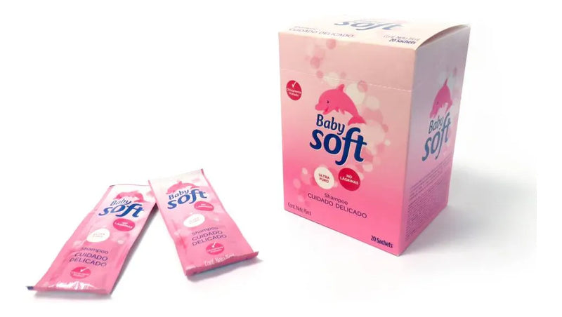 Shampoo Baby Soft Cuidado Delicado 20 Sobres