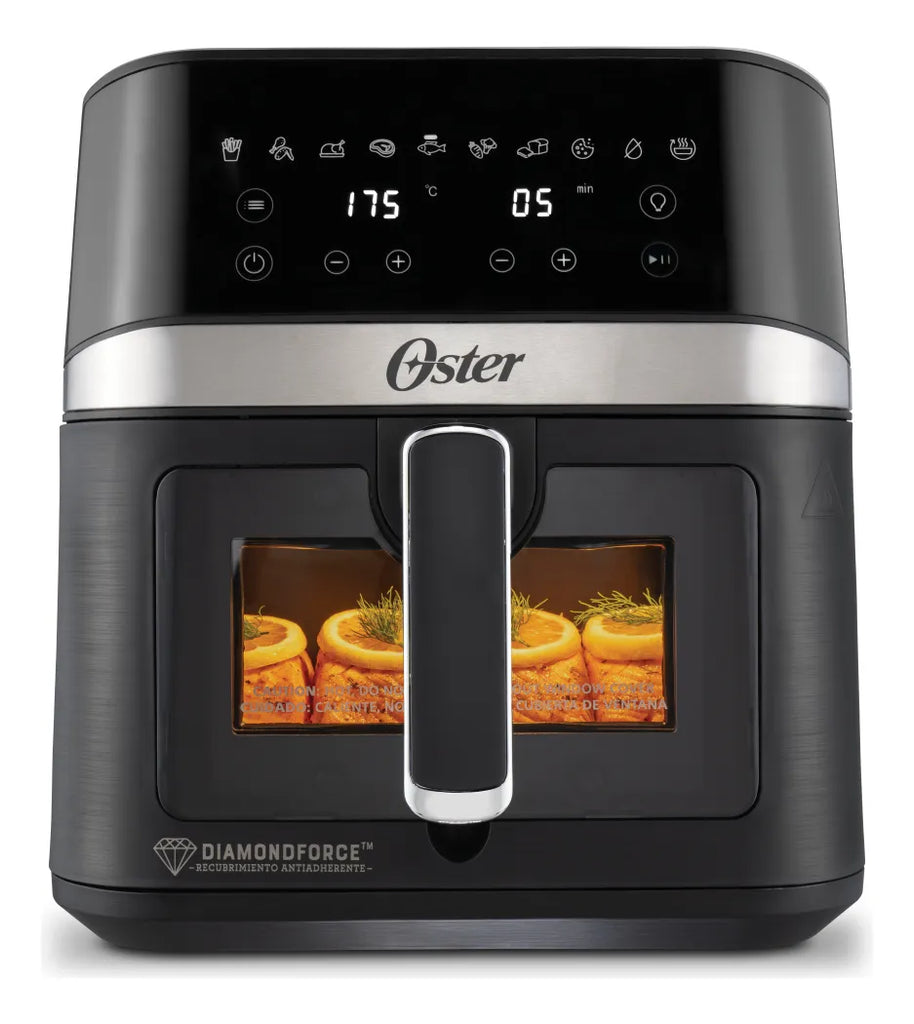 Oster® Freidora De Aire, Panel Digital, Capacidad 6 Litros Color Negro