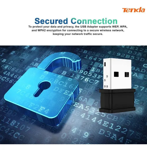 Tarjeta De Red Wifi Mini Usb Tenda W311mi 2.4 Ghz 150 Mbps