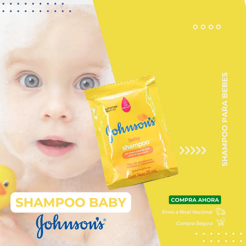 Shampoo Johnson 25 Ml 12 Unds