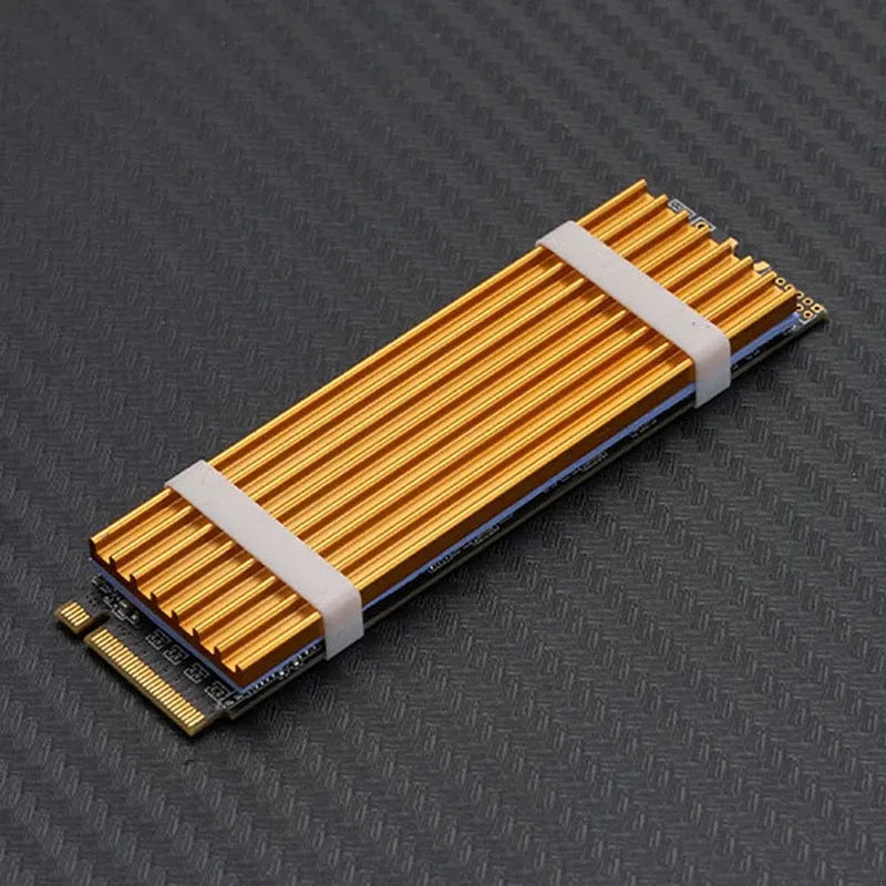 Disipador Ram So-dimm Y Ssd M.2 Nvme Laptop Portátil Dorado