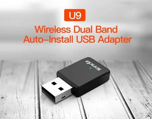 Adaptador Inalámbrico Wifi 2,4g/5g Tenda U9 Dualband Ac