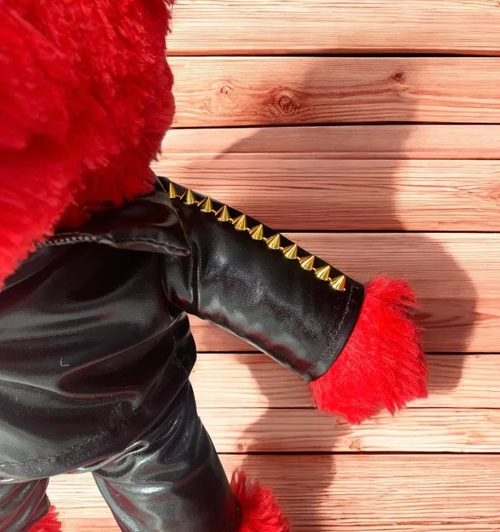 Peluche Aurelio Cheveroni - Rockero 40 Cms Traje Negro Traje Negro - Rock