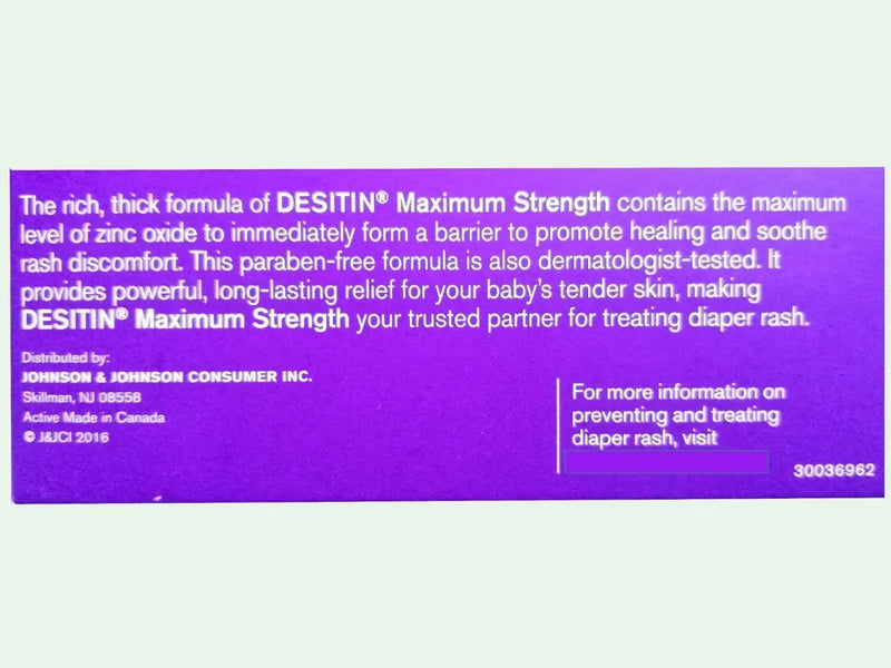 Desitin Crema Antipañalitis Maximun Strength 4 Oz 113grs