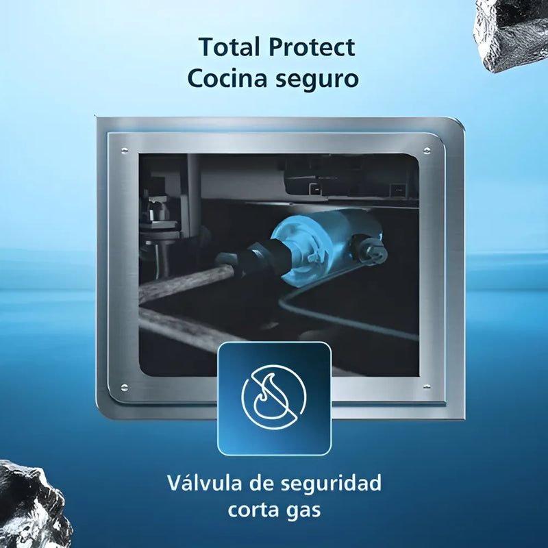 Estufa De Psio A Gas 52 Cm Inox Mabe Emc5150snx1