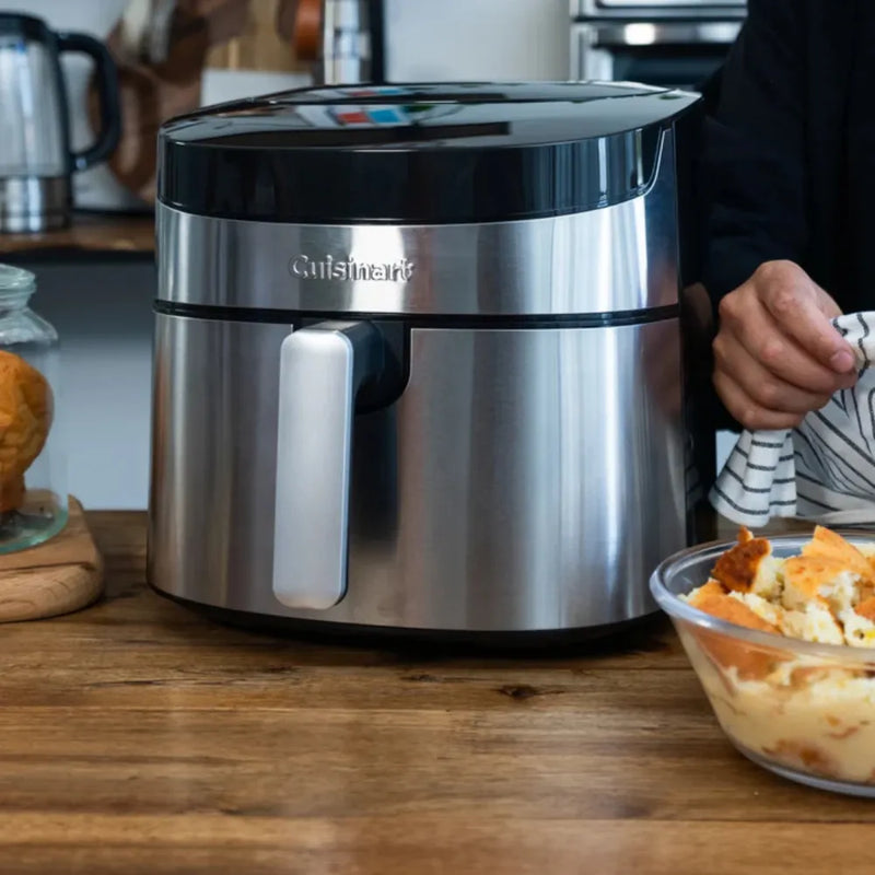 Freidor De Aire Digital 8 En 1 De 7.2l Cuisinart Air700brfp Color Gris