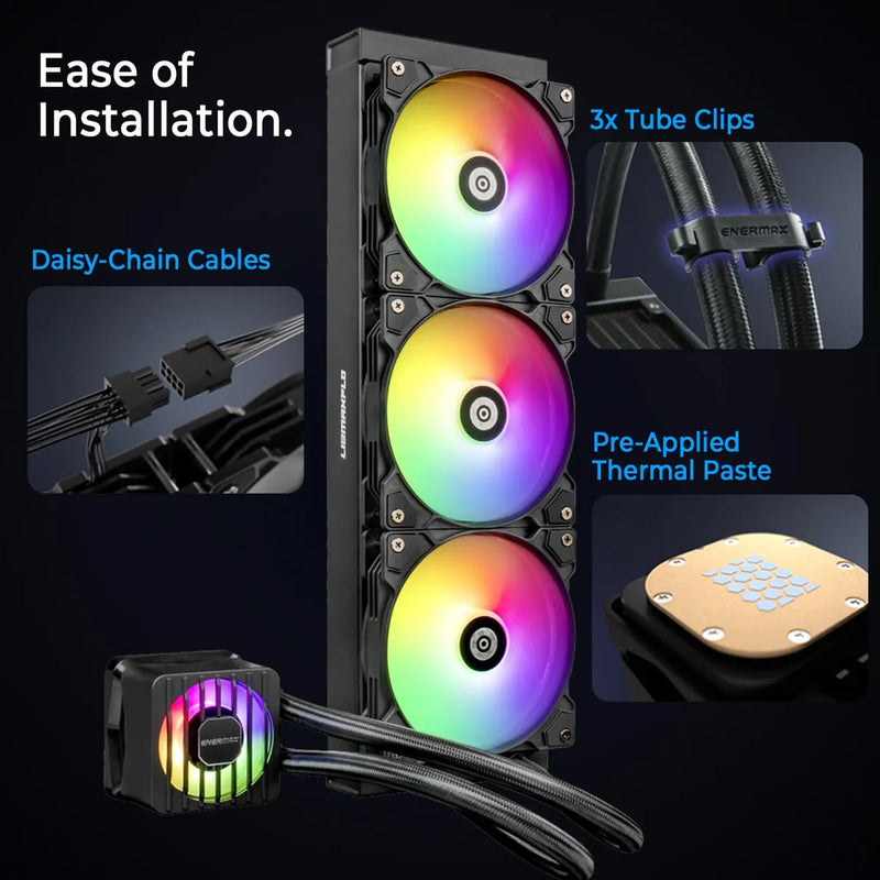 Enermax Liqmaxflo - Enfriador Liquido De Cpu A-rgb Aio De 16