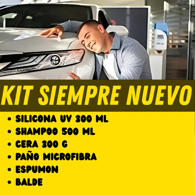 Kit Siempre Nuevo 6 Productos Simoniz Carro Moto