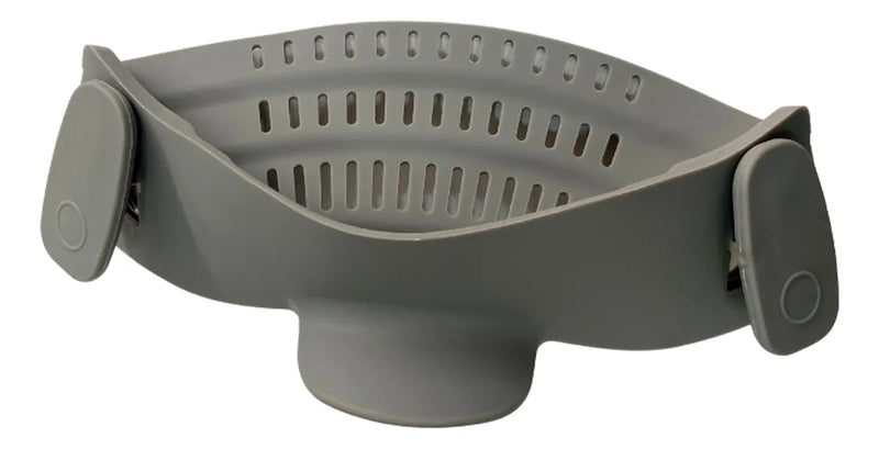 Escurridor Colador Para Pasta Y Verduras Gris Oscuro