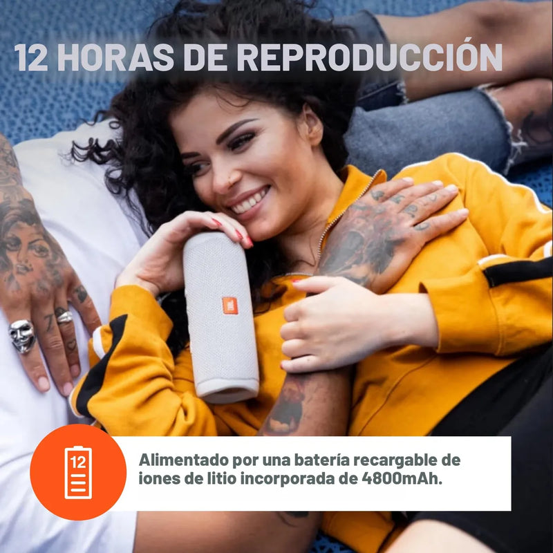 Altavoz Bluetooth A Prueba De Agua Portátil Pequeño Negro