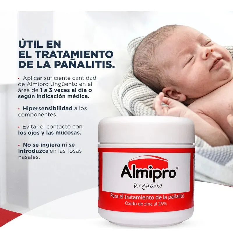 2 Cremas Antipañalitis Almipro 500g