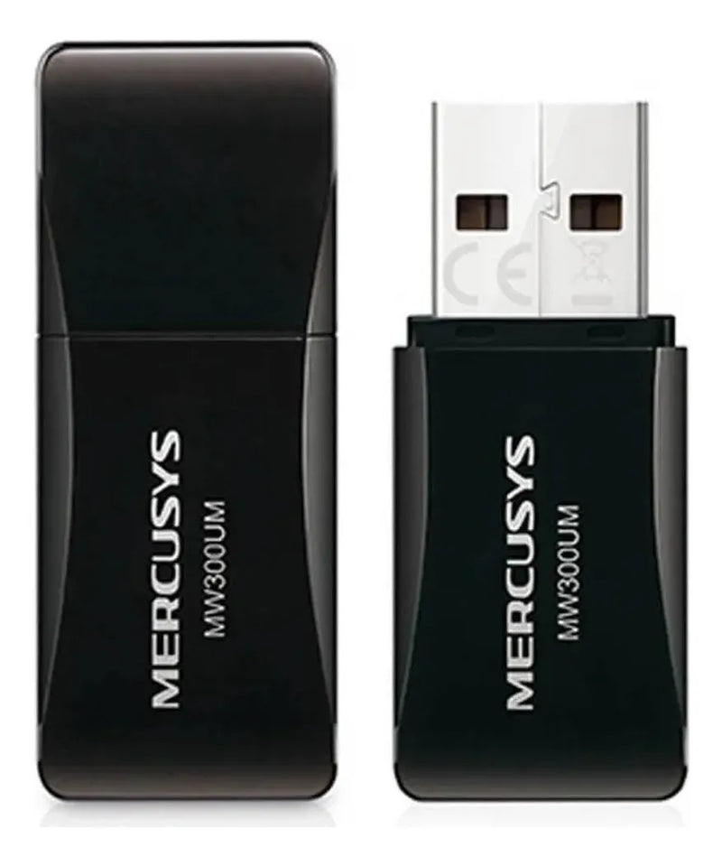 Adaptador De Red Mercusys Extensor Wifi Usb 300mbps Mw300um